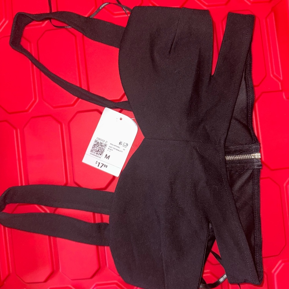 Forever 21 Black Crop Top